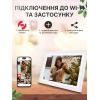 Цифрова фоторамка Frameo WiFi 10.1 дюймів із сенсорним управлінням, дисплей HD 1280*800P та 32Gb вбудованої пам'яті біла
