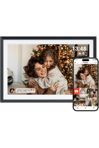 Цифрова фоторамка Frameo WiFi 10.1 дюймів із сенсорним управлінням, дисплей HD 1280*800 1080P та 32Gb вбудованої пам'яті