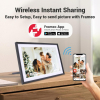 Цифрова фоторамка Frameo WiFi 10.1 дюймів із сенсорним управлінням, дисплей HD 1280*800 1080P та 32Gb вбудованої пам'яті