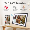 Цифрова фоторамка Frameo WiFi 10.1 дюймів із сенсорним управлінням, дисплей HD 1280*800 1080P та 32Gb вбудованої пам'яті