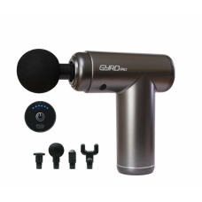 Перкусійний масажер для тіла та м'язів, ручний пістолет GYRO Muscle PRO Gun Massager Black (GYRO-PRO)