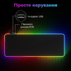 Ігрова поверхня, килимок для миші MISSION RGB LED з 14 режимами освітлення 800х300 мм