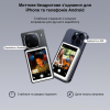 Зовнішній селфі дисплей на магнітному кріпленні для смартфонів для задньої камери з дистанційним пультом керування MISSION Selfie Screen для iOS та Android, чорний