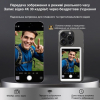 Зовнішній селфі дисплей на магнітному кріпленні для смартфонів для задньої камери з дистанційним пультом керування MISSION Selfie Screen для iOS та Android, чорний