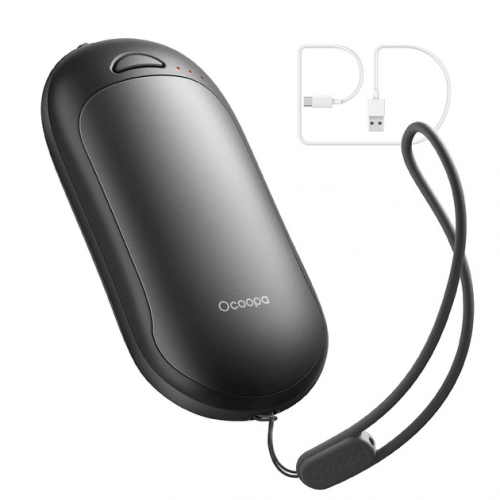 Павербанк грілка для рук на 5000 mAh Ocoopa Powerbank Power Delivery Heater Hotpal PD чорний