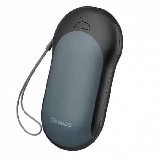 Павербанк грелка для рук на 10000 mAh Ocoopa Powerbank Heater H01 серый