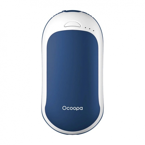 Павербанк грілка для рук на 5000 mAh Ocoopa Powerbank Power Delivery Heater Hotpal PD синьо-білий