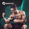Перкусійний масажер для тіла та м'язів, ручний пістолет Booster M2 Black