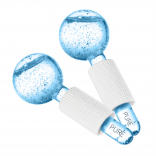 Кріосфери PURE Ice Globes для масажу обличчя і зняття набряклості голубі (P-ice-bl)