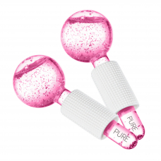 Кріосфери PURE Ice Globes для масажу обличчя і зняття набряклості рожеві (P-ice-pk)