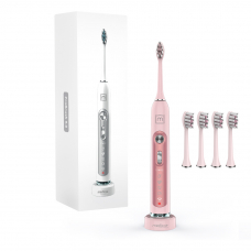 Ультразвукова зубна щітка Medica+ Probrush 9.0 (Ultasonic) White+ Насадки Fuchsia (4 Штуки)