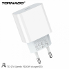 Мережевий зарядний пристрій Tornado TD-27A 1USB PD3.0 White